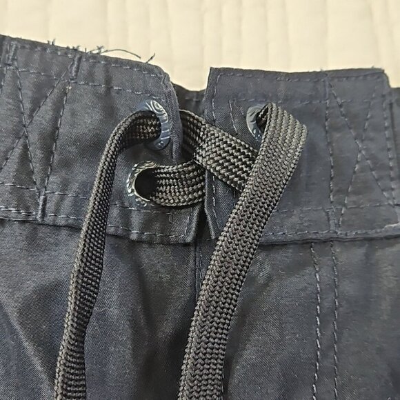 Ocean Pacific Board Shorts Men's Large (36-38) Navy Blue Drawstring 9" Inseam - Picture 3 of 12